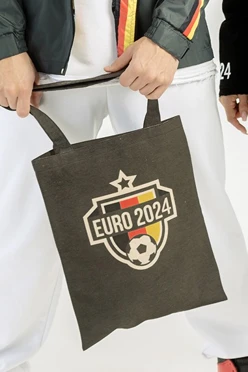 Сумка Эко Колор из двунитки 30х40 см, печать с двух сторон "EURO24"
