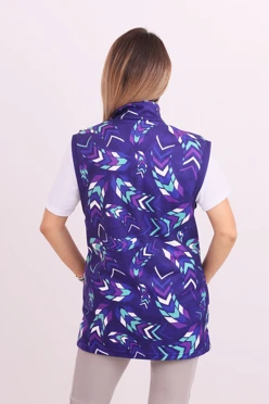 Жилет Джон флисовый без подклада унисекс, с полной запечаткой