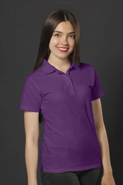 Поло Нэкст женская (Stan), однотонная фиолетовая