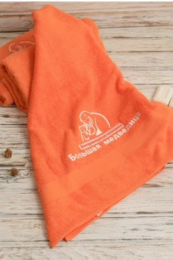 Полотенце махровое 70х140 см (Ituma), однотонное "Ветеринарная клиника"