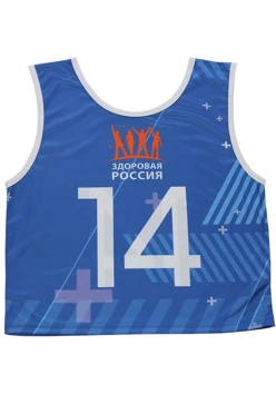 Майка стартовая с полной запечаткой "Здоровая Россия"