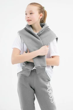 Спортивный костюм Кидс из футера детский, однотонный меланж