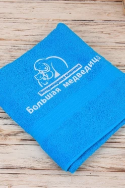 Полотенце махровое 70х140 см (Ituma), однотонное "Большая медведица"