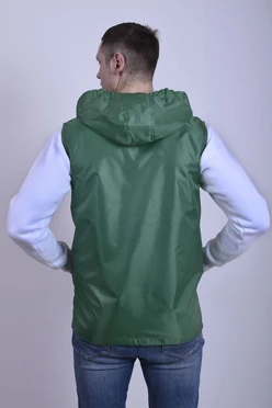 Жилет Профи с капюшоном унисекс, однотонный