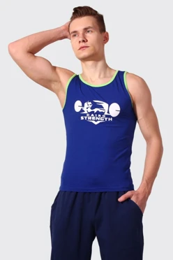 Майка Спорт унисекс однотонная "Strength"