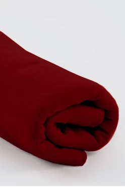 Плед Эконом (без обработки) флисовый 120х160 см, однотонный бордовый