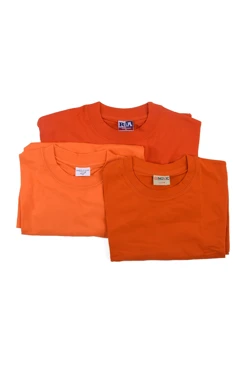 Футболка х/б унисекс (РАСПРОДАЖА), однотонная оранжевая