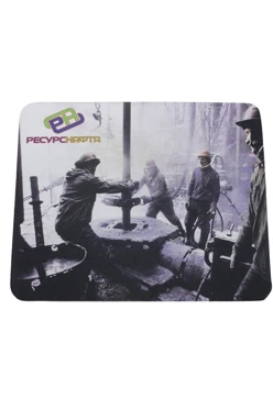 Коврик для мыши прямоугольный 3 мм, с полной запечаткой "РН"