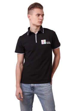 Поло Лайн унисекс комбинированная "CREW"