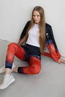 Спортивный костюм Кэнди женский с полной запечаткой "Girls don't cry"