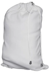 Плед Презент (во флисовом мешке) флисовый 155х170 см, однотонный белый