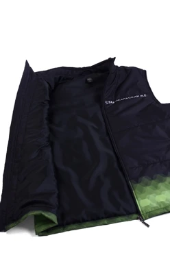 Жилет Портер на синтепоне со стежкой унисекс, с полной запечаткой "Smart Kitchen"