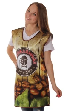 Накидка Флай 54х82 см, с полной запечаткой "Шоколадница"