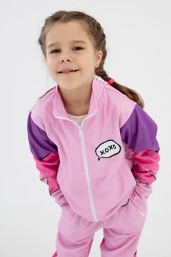 Толстовка Алекс детская из адидаса с полной запечаткой "Pinkxo"