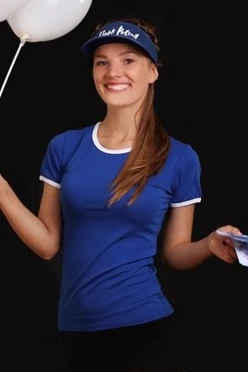 Футболка Атлетик женская, однотонная темно-синяя