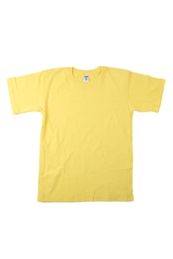 Футболка х/б детская (РАСПРОДАЖА), однотонная желтая
