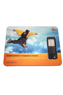 Коврик для мыши прямоугольный 3 мм, с полной запечаткой "Testo"