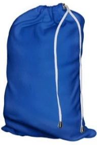 Плед Презент (во флисовом мешке) флисовый 155х200 см, однотонный синий