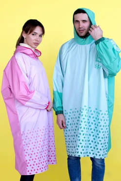 Дождевик Слайм унисекс с полной запечаткой