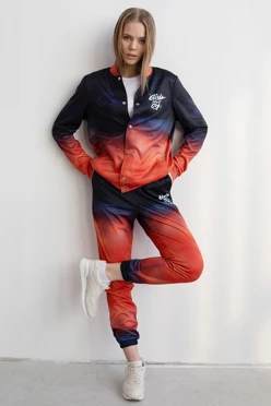 Спортивный костюм Кэнди женский из адидаса с полной запечаткой