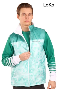 Жилет Пилот с подкладом из флиса унисекс, с полной запечаткой