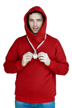 Худи Кинг из футера унисекс, однотонная