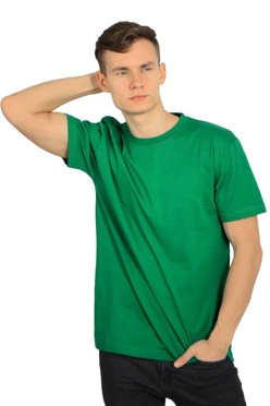 Футболка Классик унисекс (Stanсolor), однотонная зелёная