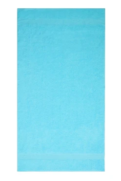 Полотенце махровое 70х140 см (Ituma), однотонное светло-голубое
