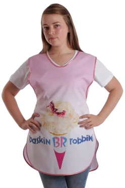 Накидка Флай 54х82 см, с полной запечаткой "Baskin Robbins"