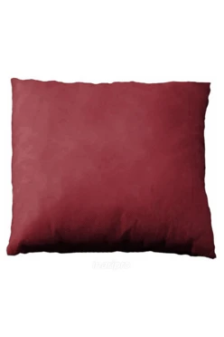 Подушка из спанбонда 30х30 см (холлофайбер), однотонная бордовая