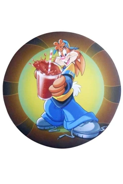 Коврик для мыши круглый 3 мм, с полной запечаткой "Nesquik"