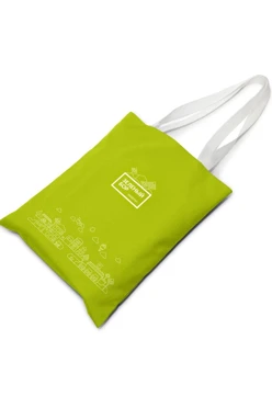 Сумка Бэлл  из оксофрда 30х40 см, с печать с двух сторон "Зелёный бор"