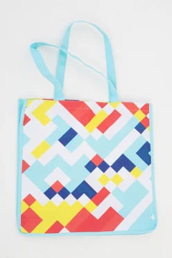 Сумка Киндо из двунитки 40х40х10 см, печать с двух сторон "Malta"