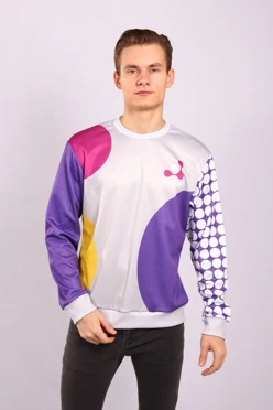 Свитшот Гарри унисекс из адидаса с полной запечаткой "Above"