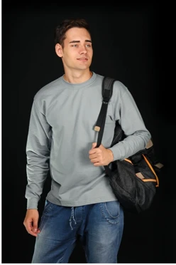 Толстовка унисекс (РАСПРОДАЖА), однотонная серая