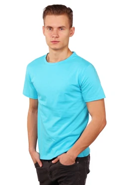 Футболка Лайт унисекс однотонная yjhv