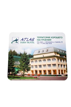 Коврик для мыши прямоугольный 3 мм, с полной запечаткой "ATLAS"