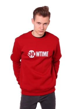 Свитшот Тревис из футера унисекс, однотонная "Showtime"