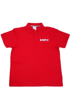 Поло Нэкст унисекс (Stan), однотонная "МТС"