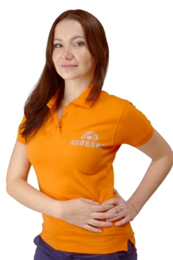 Поло Престиж женская (Modern), однотонная "Пепелац"-1