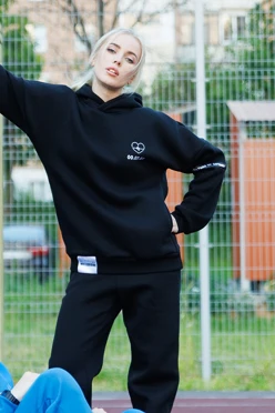 Спортивный костюм Лофт из футера женский, однотонный "Sports day"