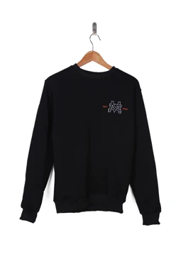 Толстовка Классика из футера унисекс, однотонная "Мир кальянов"