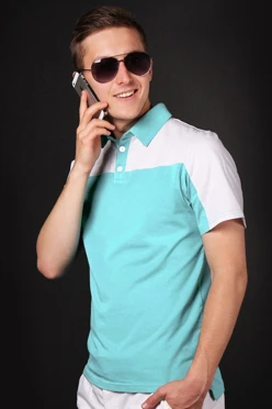 Поло Драйв унисекс комбинированная со вставкой