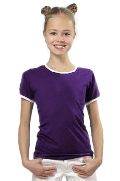 Футболка Атлетик детская, однотонная фиолетовая