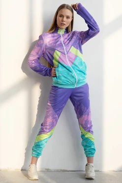 Спортивный костюм Стайлинг женский с полной запечаткой "Leorio"