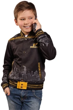 Бомбер Блэйд детский из футера с полной запечаткой