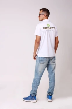 Поло Марс унисекс однотонная