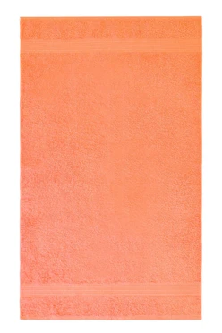 Полотенце махровое 50х90 см (Ituma), однотонное персиквое