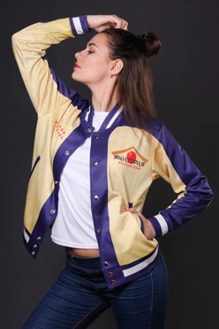 Бомбер Блэйд унисекс из адидаса с полной запечаткой "Якитория"