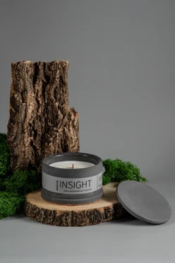 Ароматическая свеча в бетоне INSIGHT, 100 мл